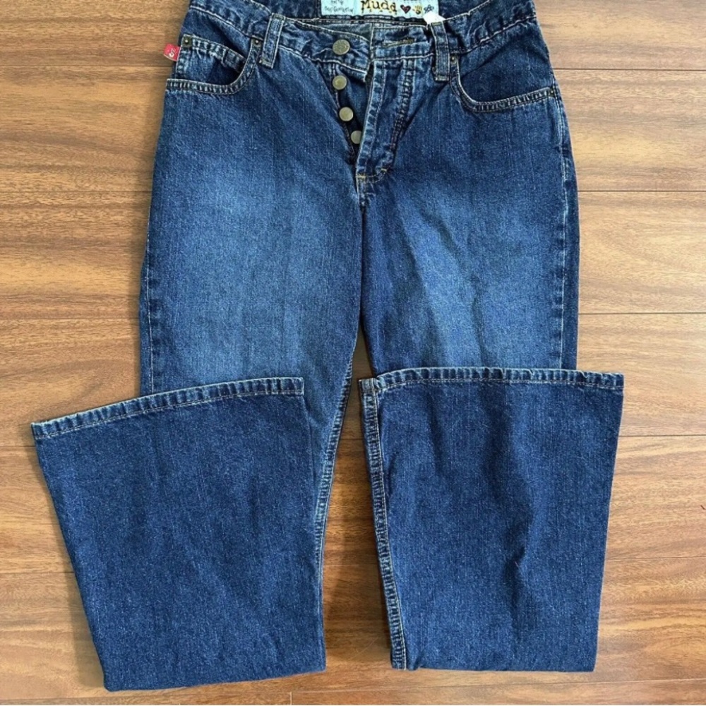Mudd Y2K vintage Lizzie McGuire flare 4 button juniors denim jeans